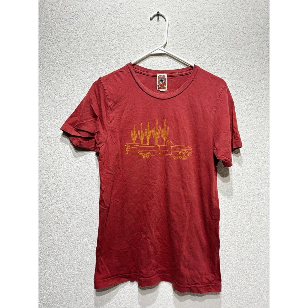 Classic Rock Couture T Shirt Orange Medium Women’s Desert Cactus